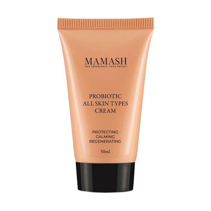 Відновлювальний крем для обличчя Mamash Probiotic Face Cream для всіх типів шкіри, з двома видами пробіотичних комплексів, 50 мл